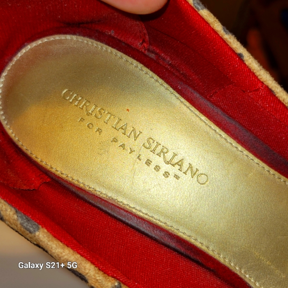 Plus-diva leopards print shoe